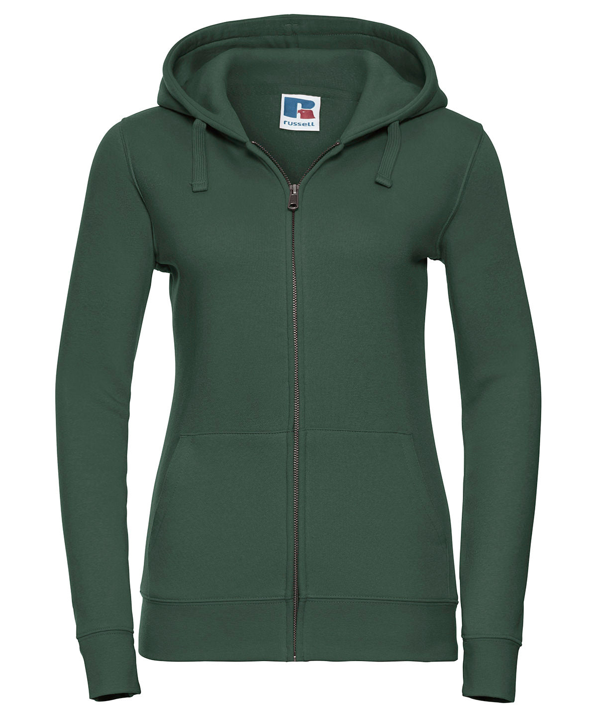 Authentic women's zipped hooded sweatshirt
