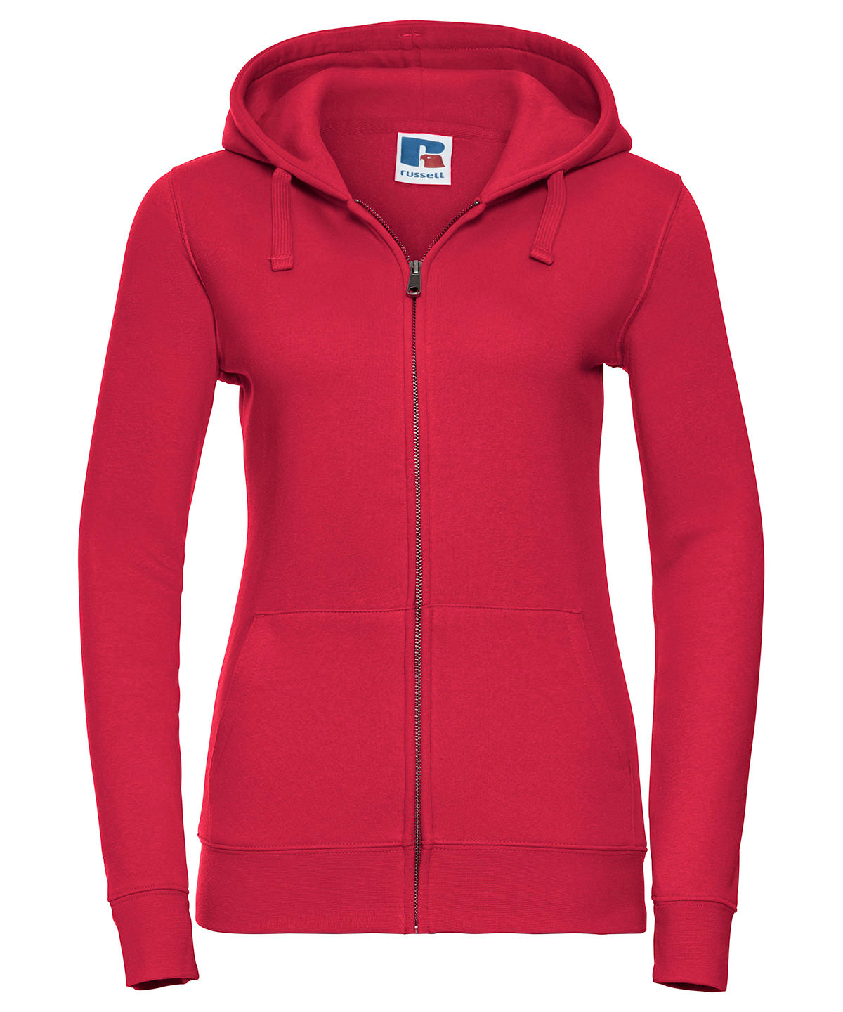 Authentic women's zipped hooded sweatshirt
