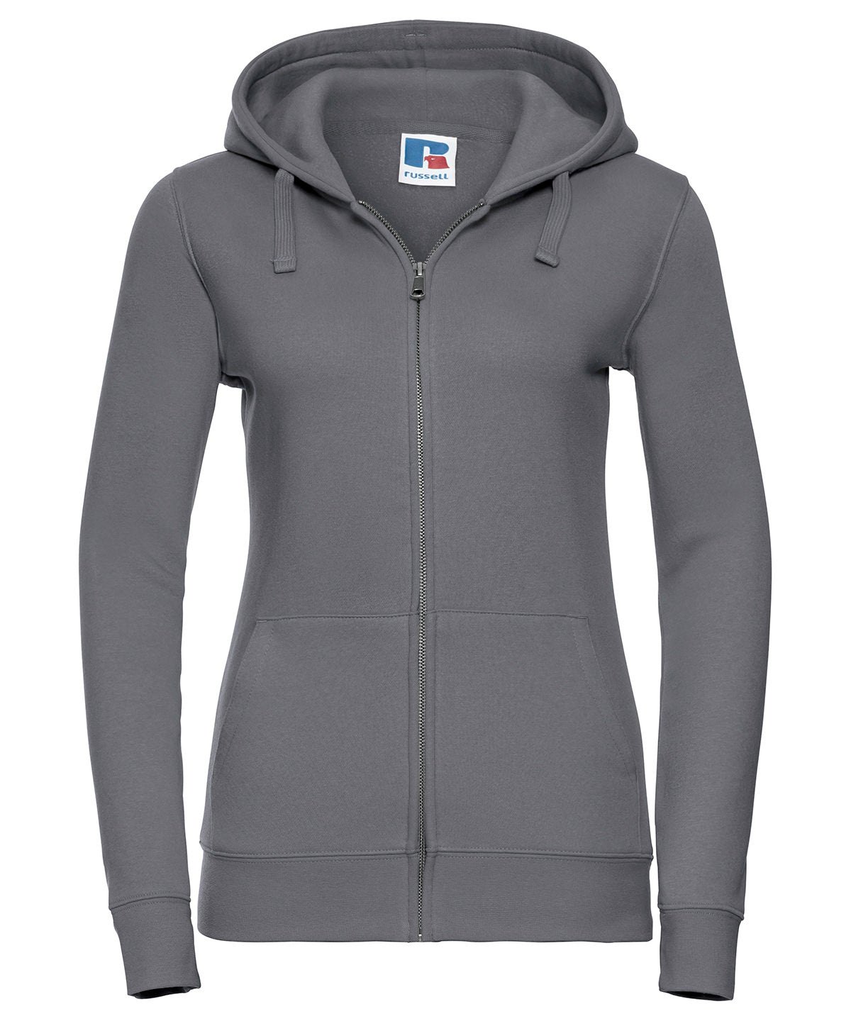 Authentic women's zipped hooded sweatshirt