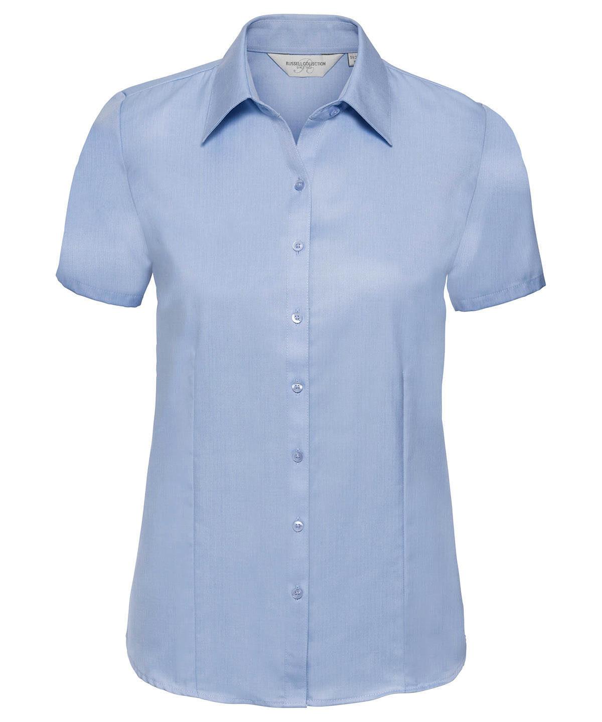 Chemise femme à chevrons et manches courtes