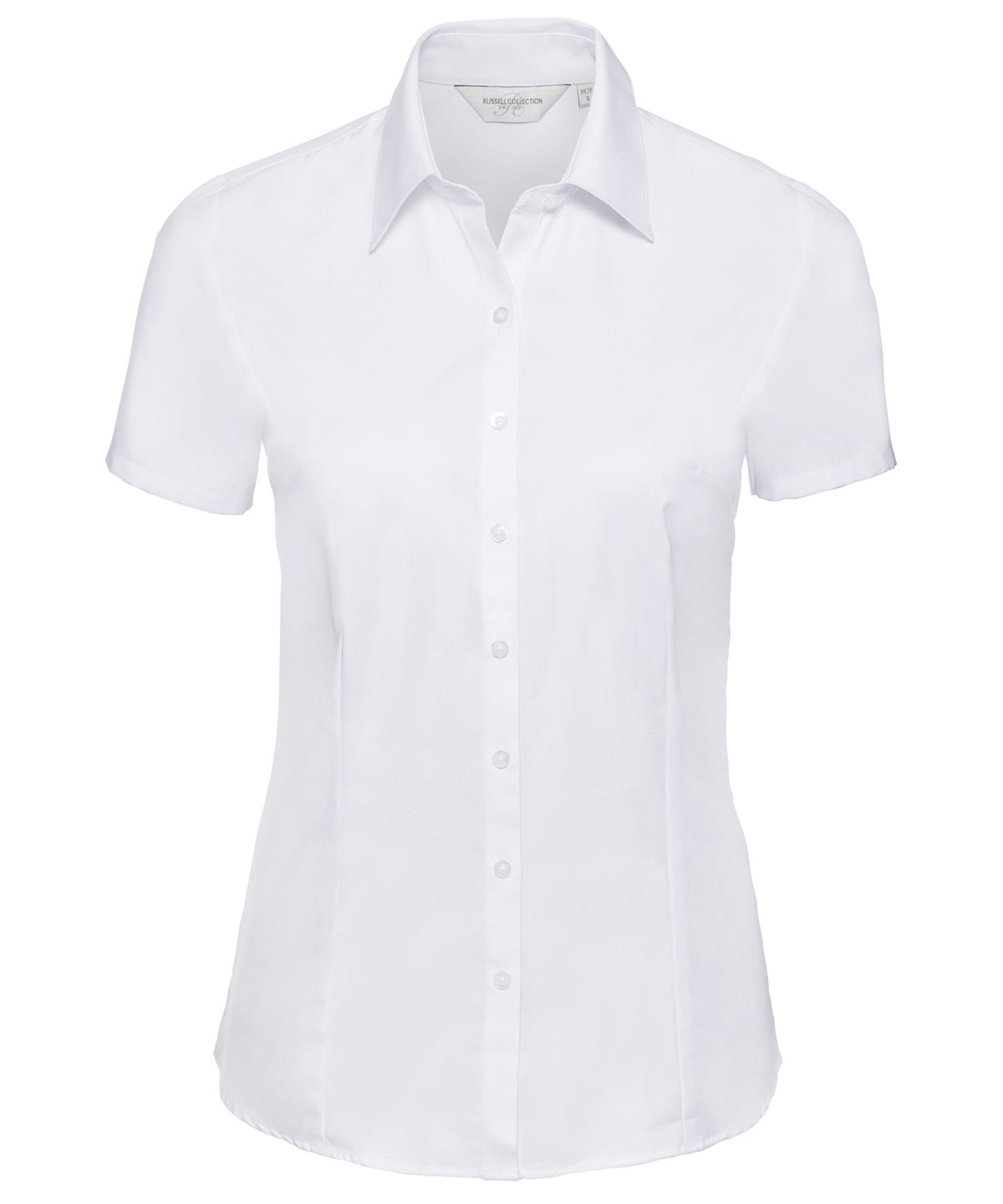 Chemise femme à chevrons et manches courtes