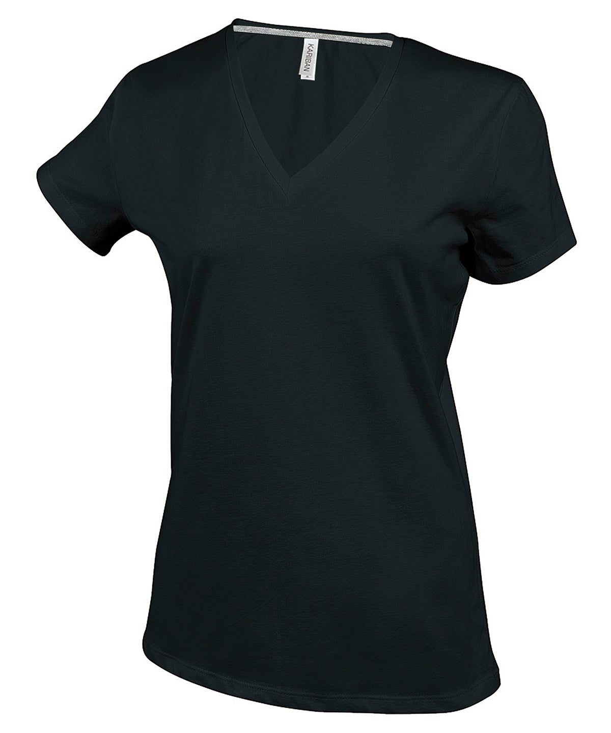 Women's short-sleeved V-neck T-shirt
