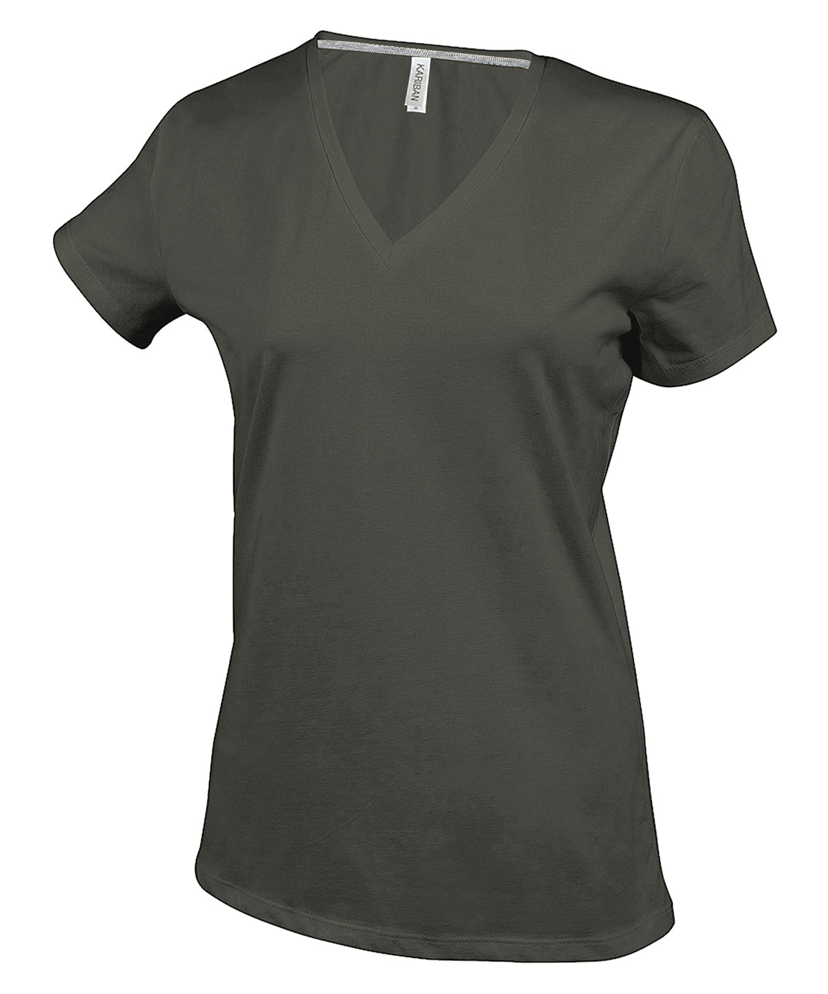 Women's short-sleeved V-neck T-shirt