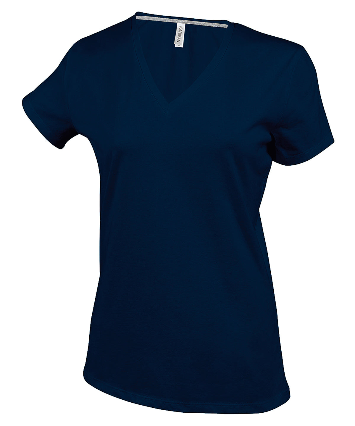 Women's short-sleeved V-neck T-shirt