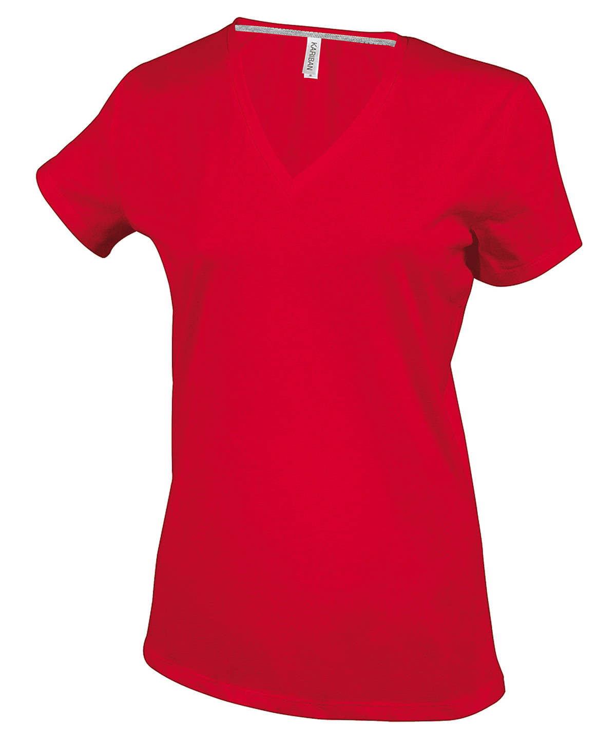 Women's short-sleeved V-neck T-shirt