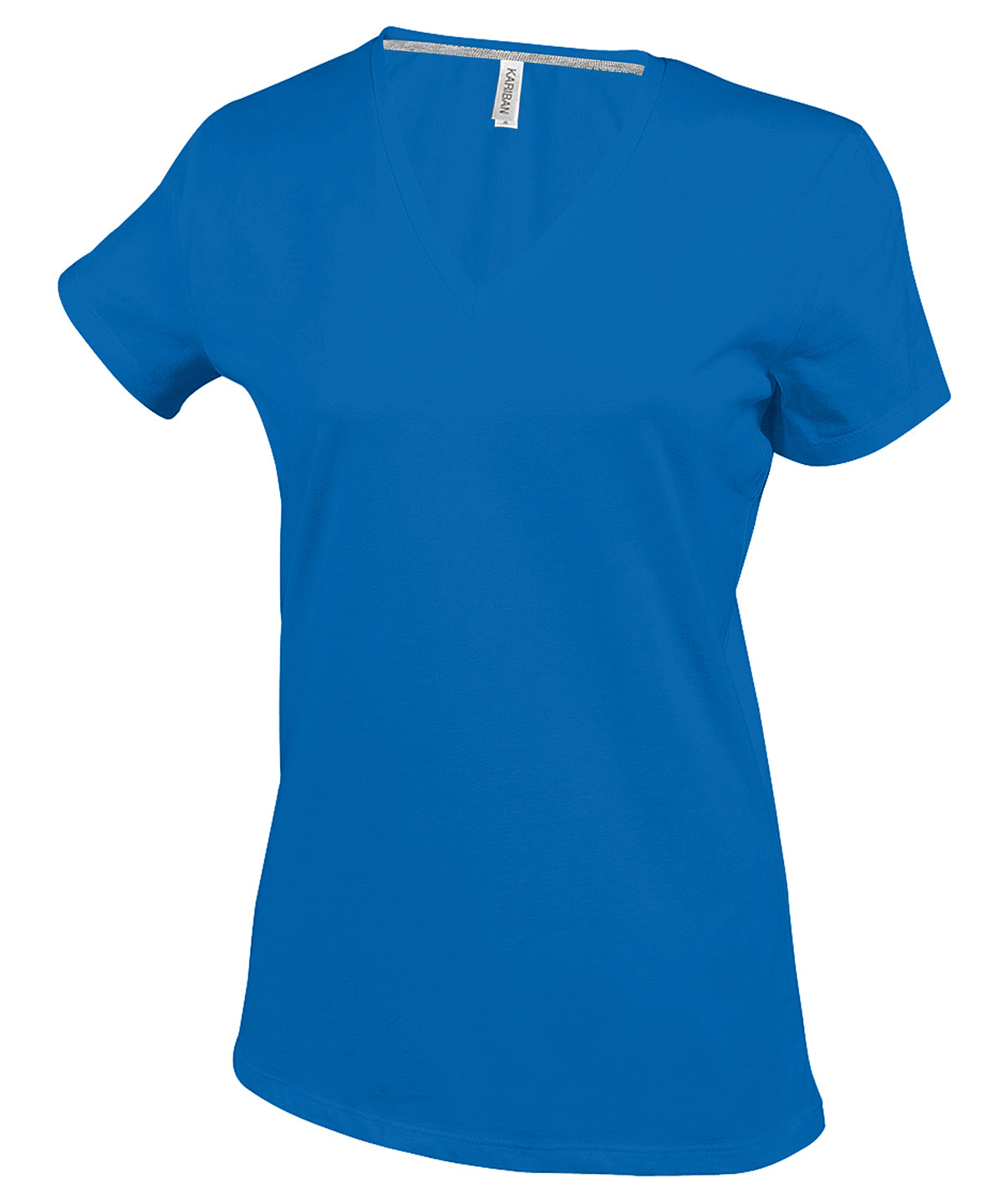 Women's short-sleeved V-neck T-shirt