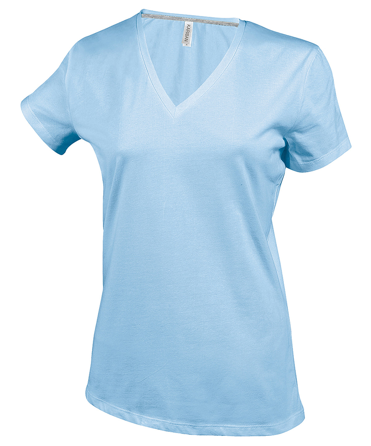 Women's short-sleeved V-neck T-shirt