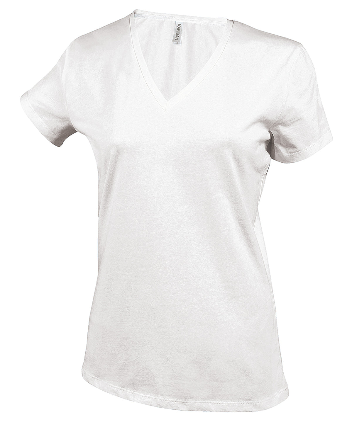 Women's short-sleeved V-neck T-shirt