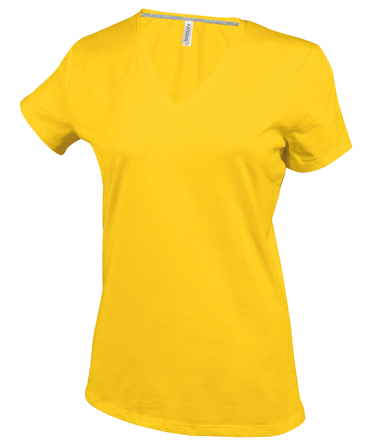 Women's short-sleeved V-neck T-shirt