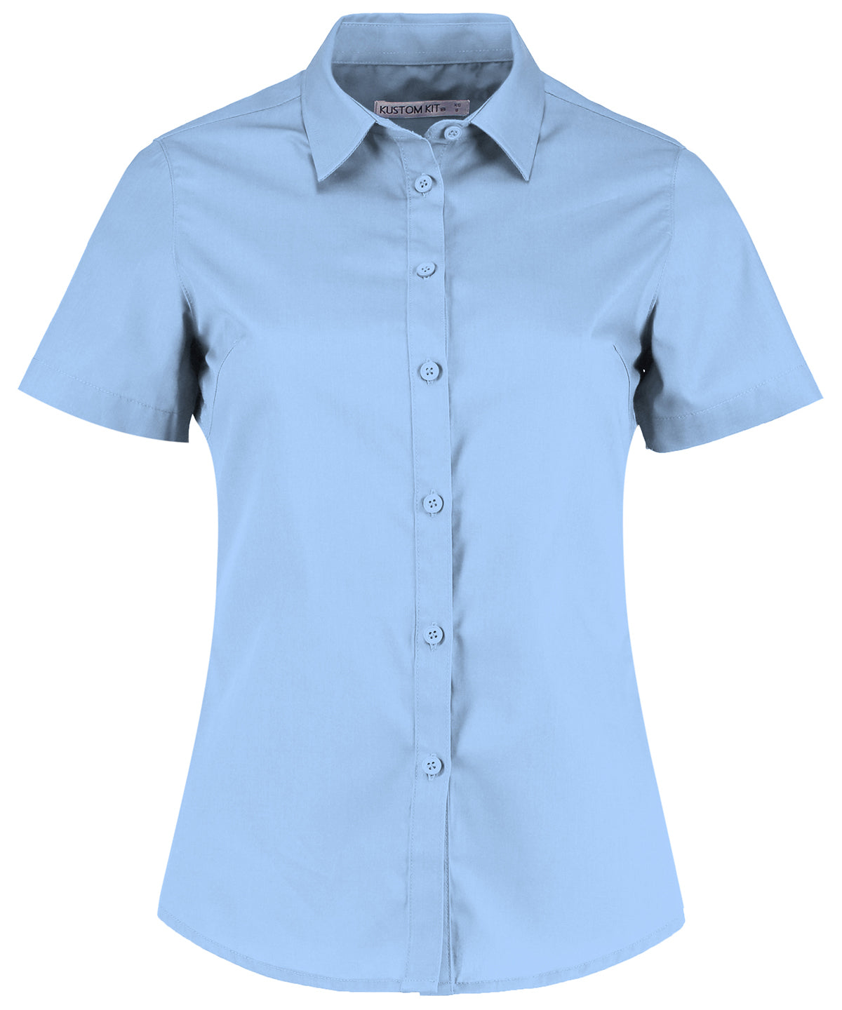 Chemise popeline manches courtes pour femme
