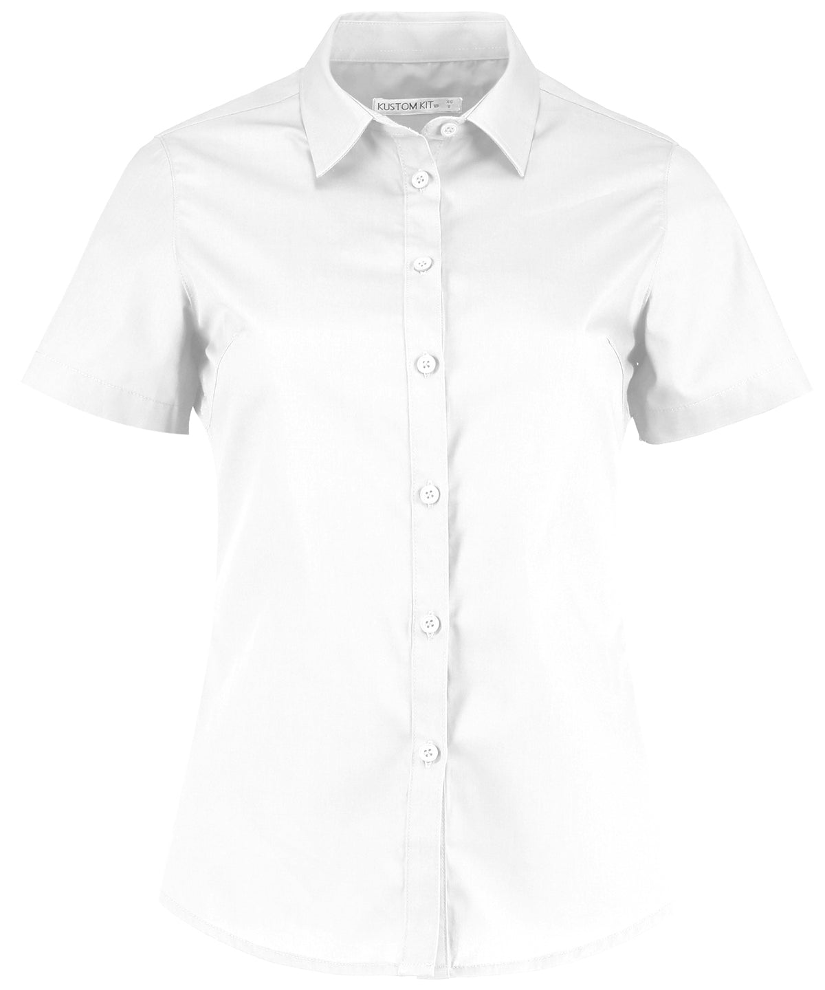 Chemise popeline manches courtes pour femme