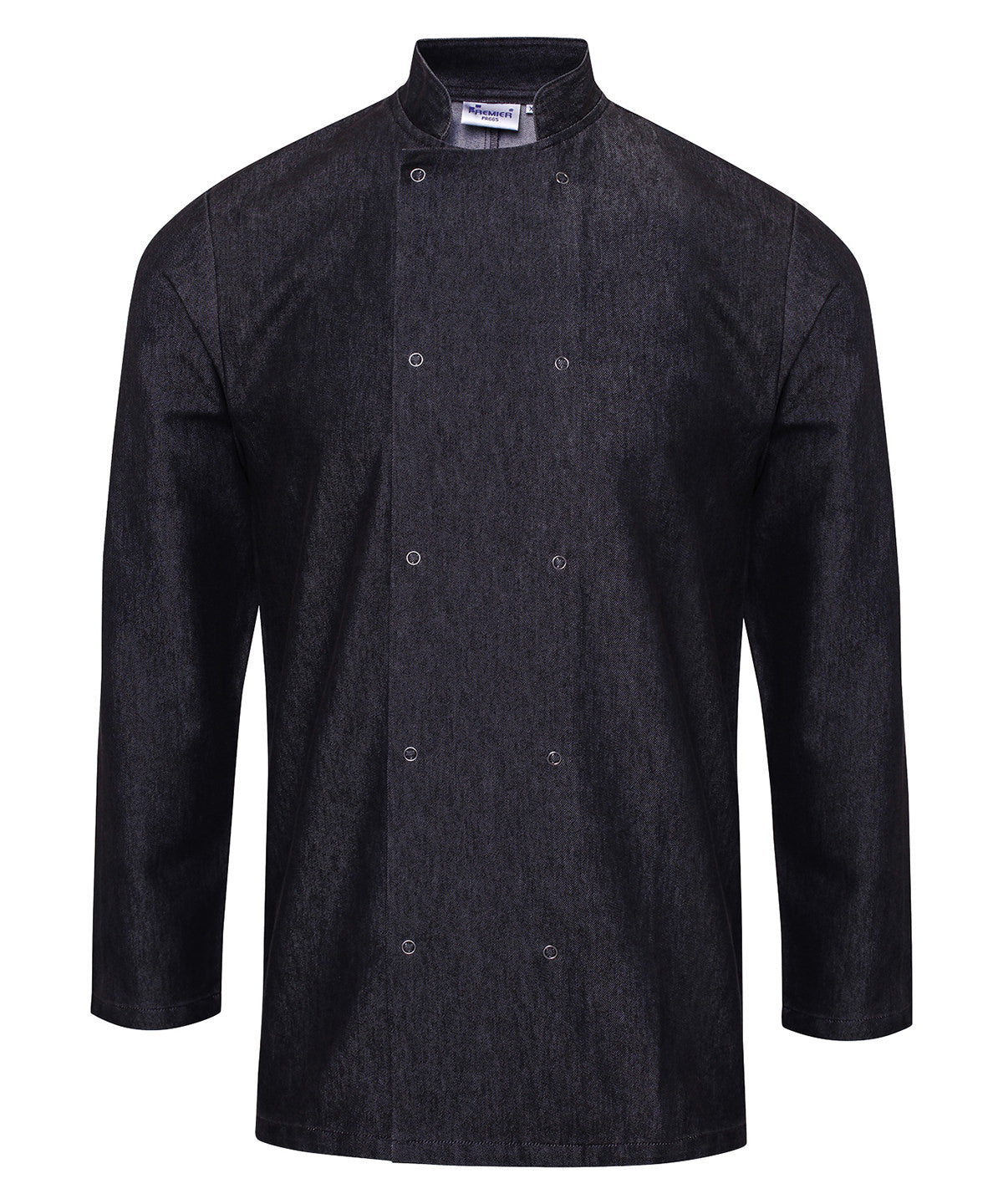 Denim chef's jacket