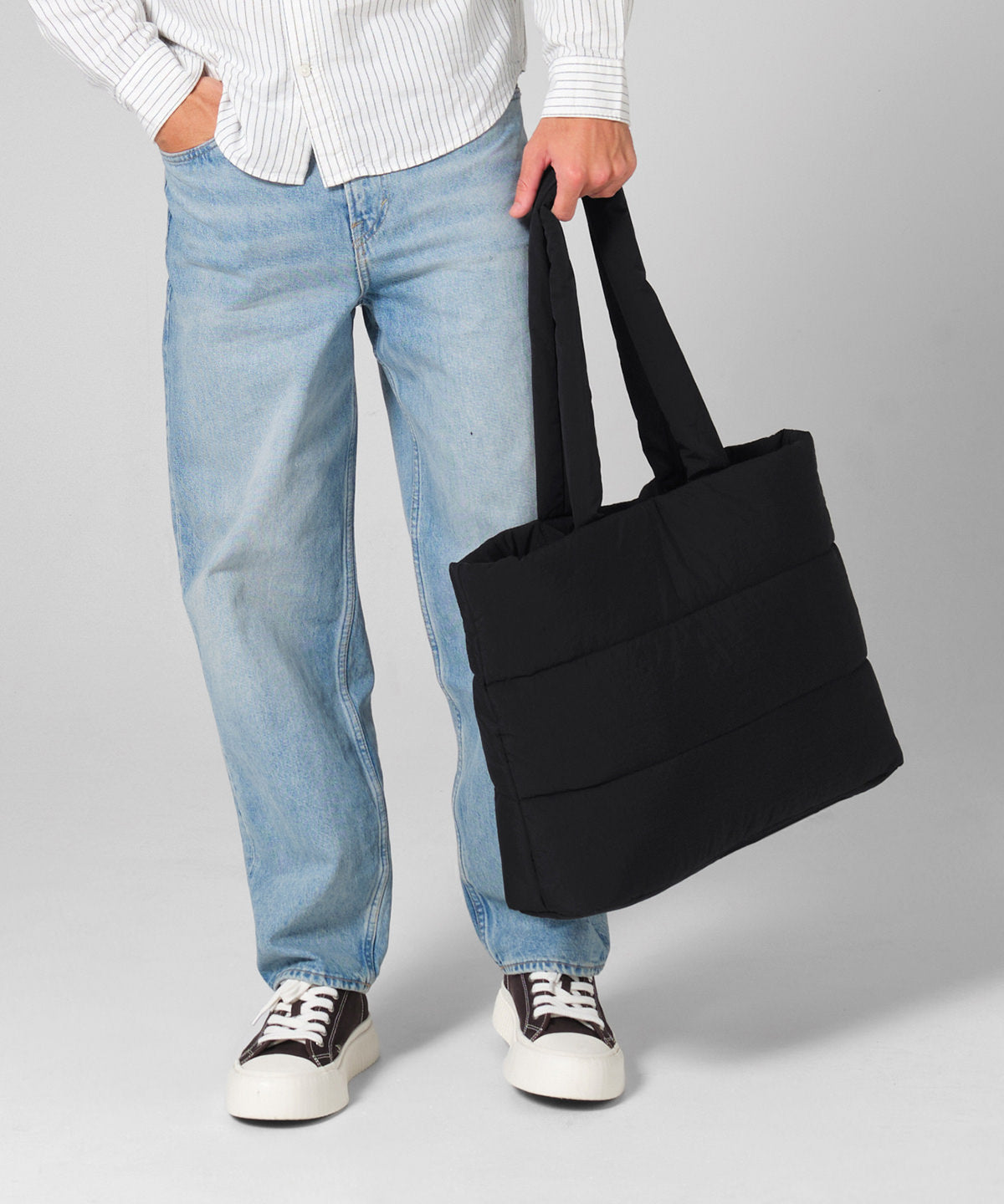 Quilted tote bag