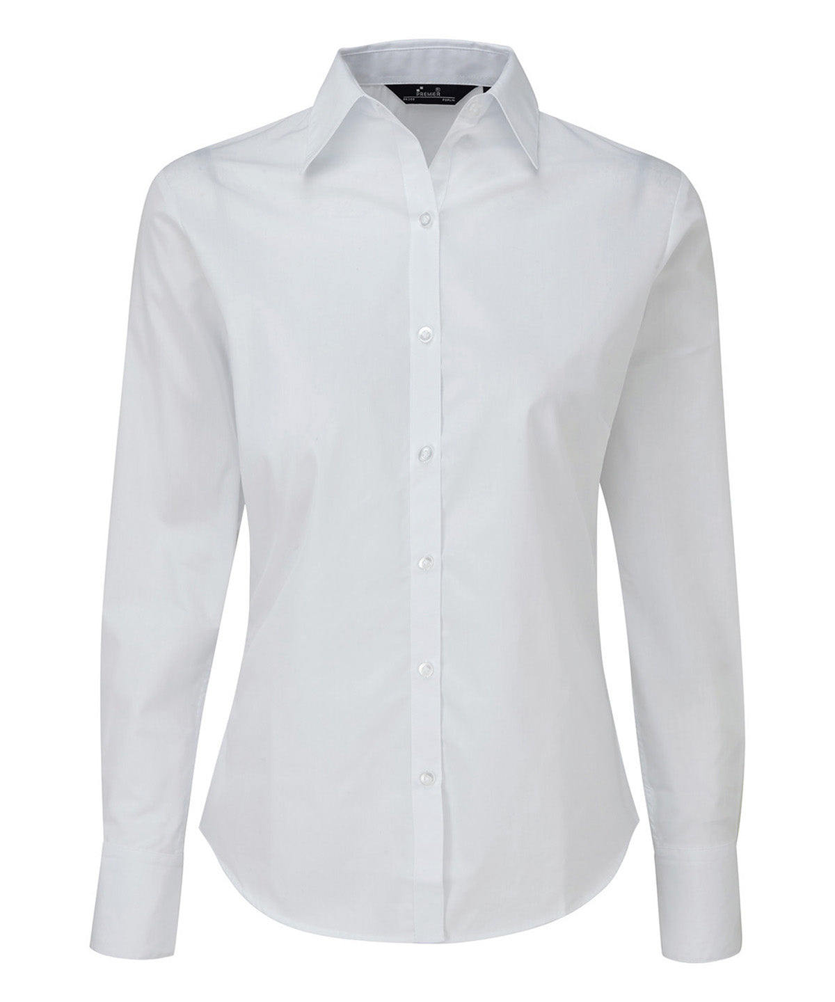 Women's poplin long sleeve blouse