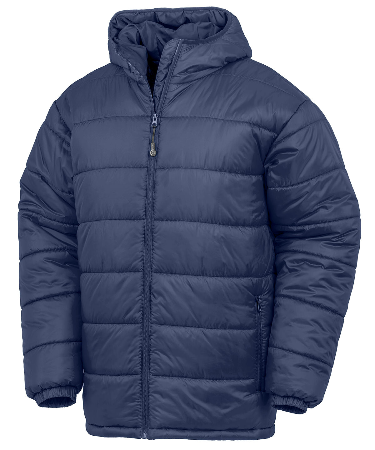 Parka matelassée unisexe à capuche en matière recyclée