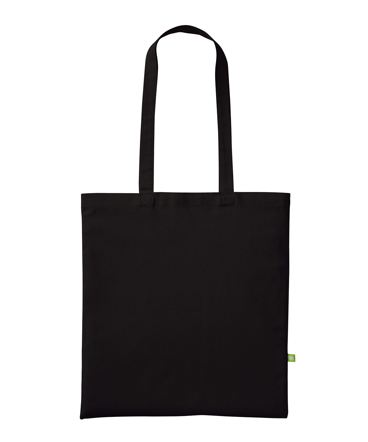 Organic cotton shopper long handle