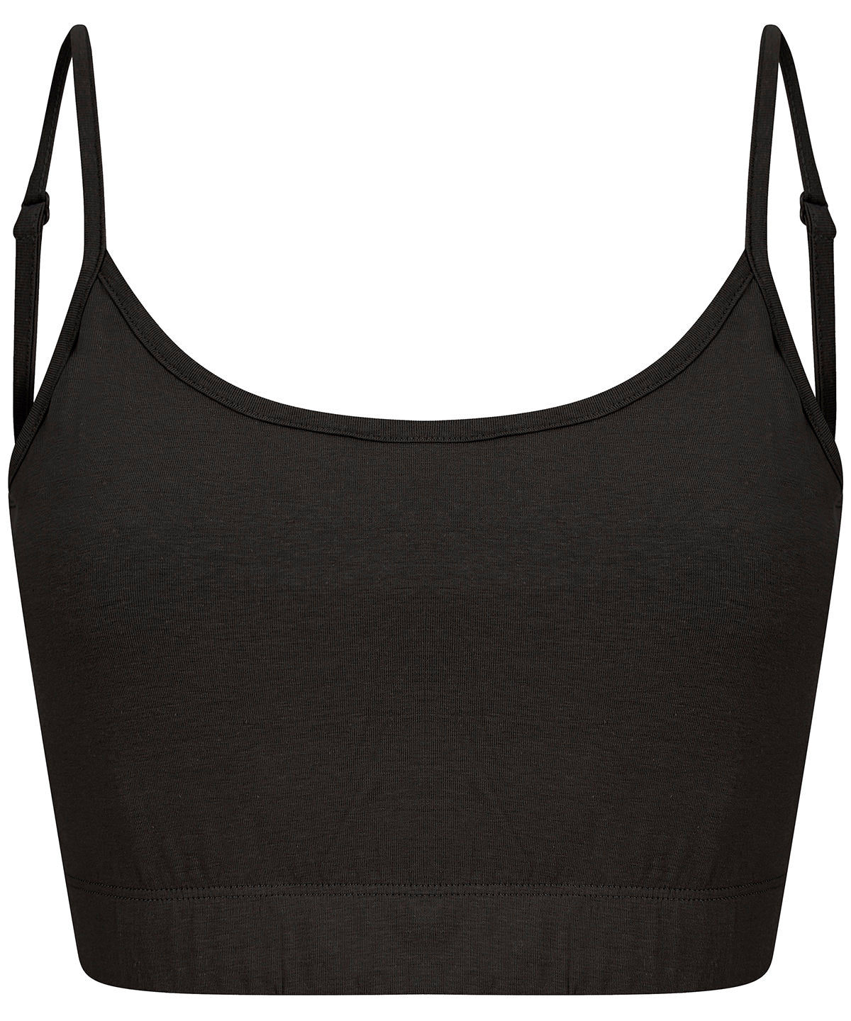Haut cami court femme durable avec bretelles ajustables