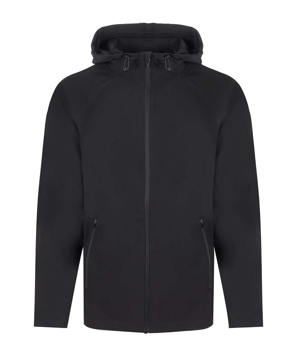 Technical zip-through hoodie