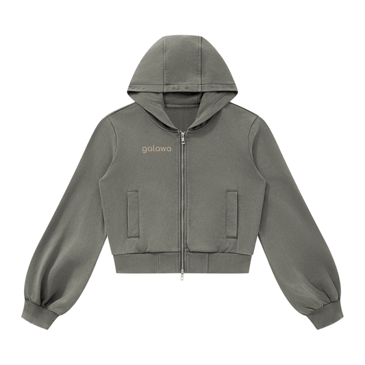 Women’s Vintage Wash Full Zip Hoodie