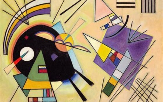 Noir et violet, Wassily Kandinsky (1923)